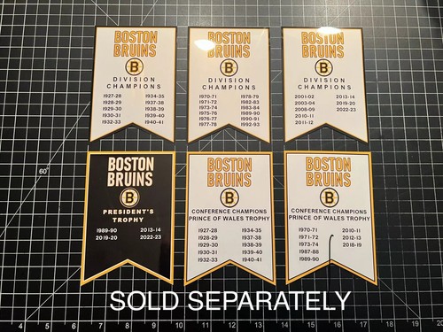 3 GRÖSSEN - Boston Bruins Stanley Cup & Ausverkauf Nummer Aufkleber Banner Set MAN CAVE - Bild 17 von 18