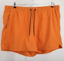Nike Shorts Mens 3XL Orange Unlimited Dri-FIT 5" Unlined Versatile Drawstring *