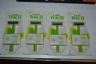 Set of 4 Vintage 1980s Gillette Lady Trac II Twin Blade Cartridge Razor shaver