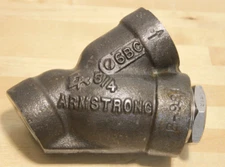 Armstrong 3/4" Threaded Y Strainer CF8M-1500 B-981 NOS