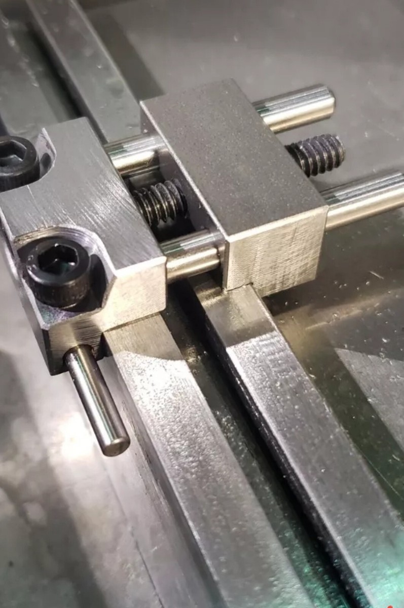 Milling Vise Work Stop Part Locator - CNC Machine Clamping Jaw Kit With Adjustment Bolts 1 thumbnail image