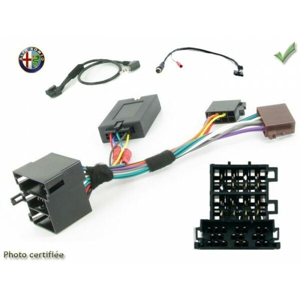Interface commande au volant Alfa Romeo 156 premium pour audio Bose