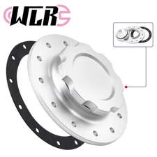 Billet Aluminum Easy Fill Fuel Cell Gas Cap with 12 Hole Cell Bung Replace 160MM