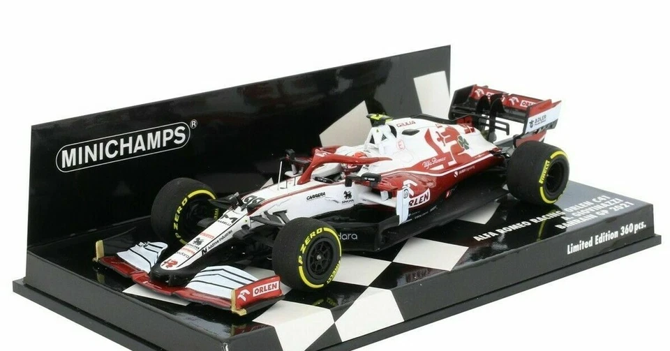 MODELLINO AUTO 1:43 F1 MINICHAMPS ALFA ROMEO C41 A. GIOVINAZZI BAHRAIN GP 2021 - Immagine 4 di 4