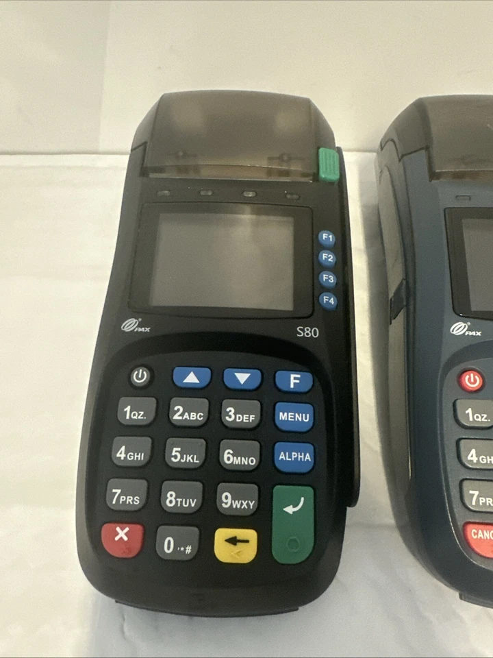 2 Pax POS S80 Credit Card Machine Terminal Chip Swipe Pin Pad - Untested No Cord - Image 2 of 4
