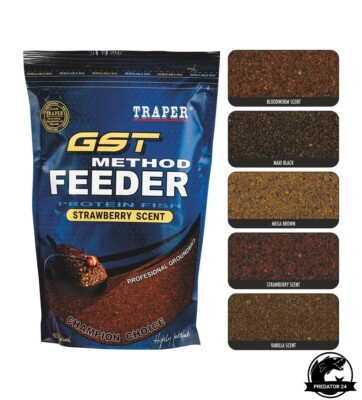 TRAPER GST METHOD FEEDER GROUNDBAIT Grundfutter Angelfutter Lockfutter 750g
