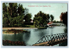 c1910 Hollenbeck Park Los Angeles, Cal. Postcard P96