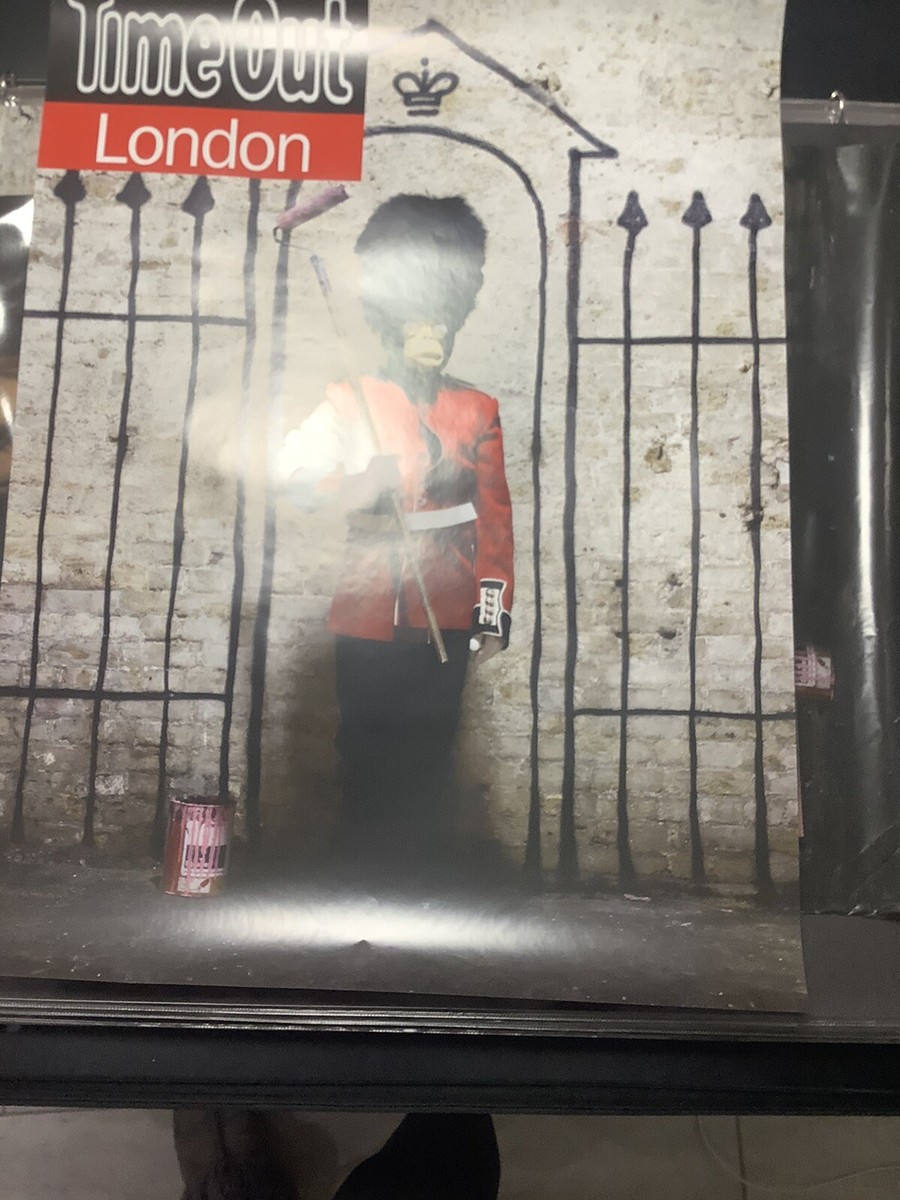 banksy ポスター　2010年　Time out バンクシー BANKSY Time Out London Poster 2010 Ltd Edition RARE | eBay