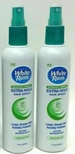 White Rain Advanced Formula Extra Hold Hair Spray Spritz 7 oz Each  - Lot of 2 -