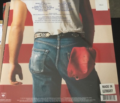 BRUCE SPRINGSTEEN-BORN IN THE U.S.A.-GERMAN VINYL-SEALED-UNBEATABLE PRICES