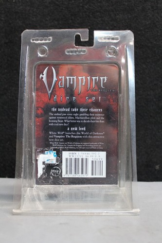 Vampire: The Requiem *RARE* Dice Set - BRAND NEW - Picture 2 of 2