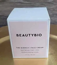 New In Box BeautyBio. The Quench | Rapid Recovery Face Cream  50 ml / 1.7 fl oz