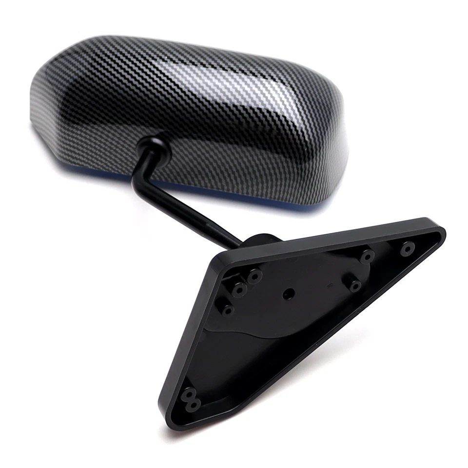 Espejos retrovisores laterales universales estilo F1 con vidrio azul para Acura Honda Mazda Subaru Toyota Foto 3 de 4