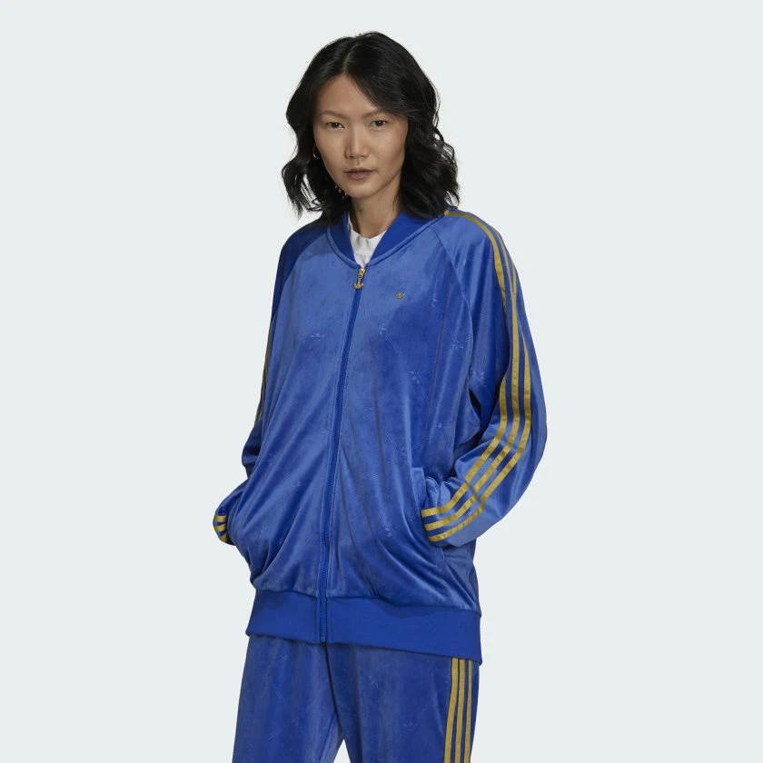 adidas Women\'s Monogram In Originals & eBay Track | Velvet Suit (Jacket Pant)