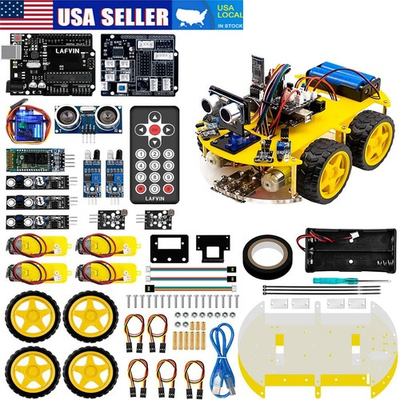 #ad R3 Smart Robot Car Kit V5 for Arduino Robotics for Kids Ages 8STEM Science Gift $24.69