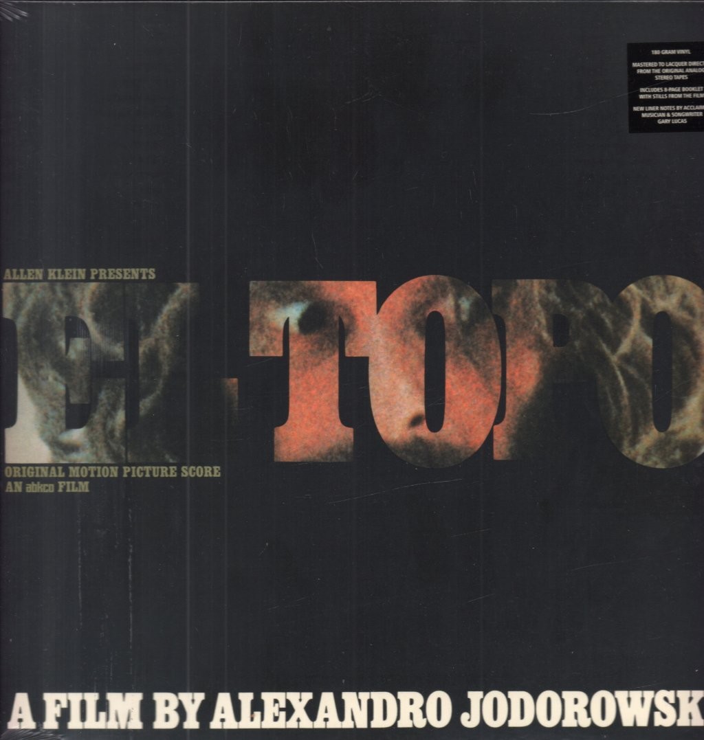 Alejandro Jodorowsky El Topo Original Motion Picture Score LP vinyl Europe Abkco