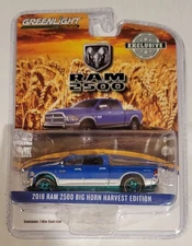 Greenlight 2018 Ram Blue 2500 Big Horn Harvest Edition Green Machine