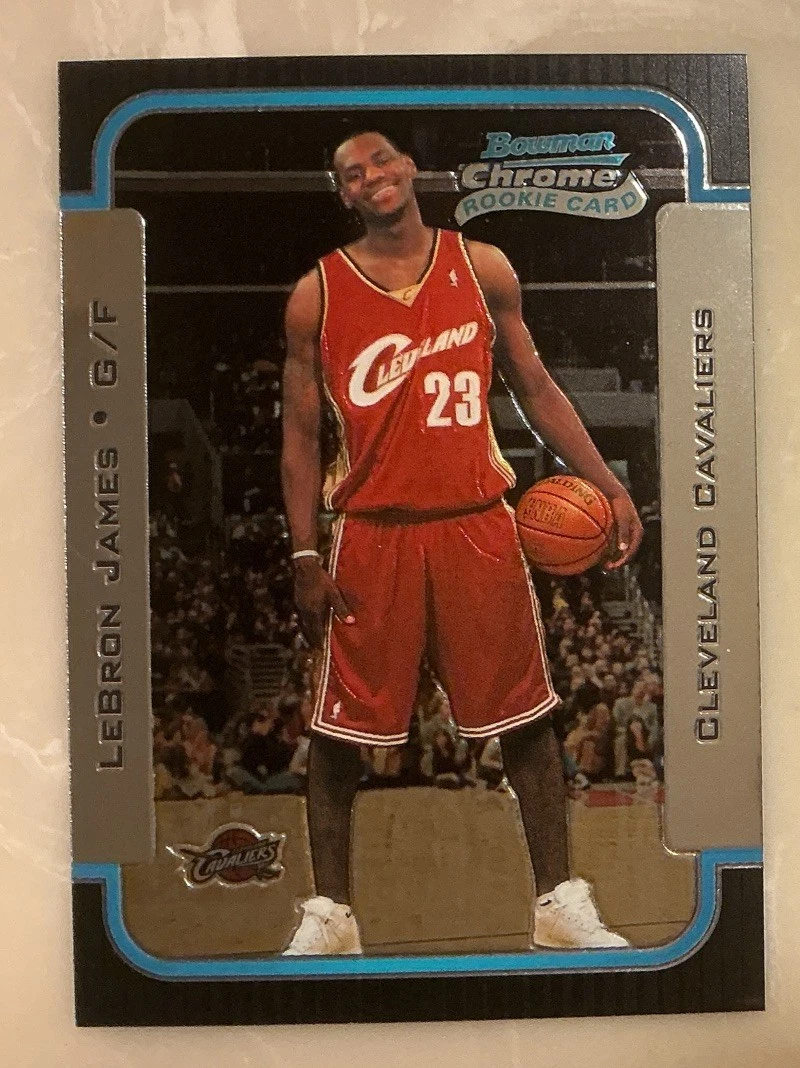 Bowman LeBron James Basketball Rookie Sports Trading Cards