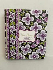 VERA BRADLEY Plum Petals  6 Ring Binder Style Address Book NEW