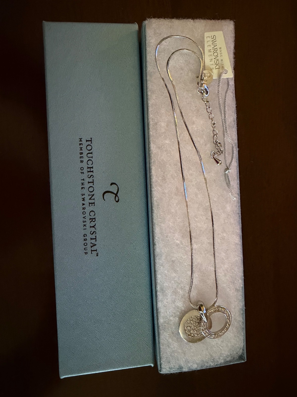 Swarovski Elements Touchstone Crystal Silver & Cr… - image 2