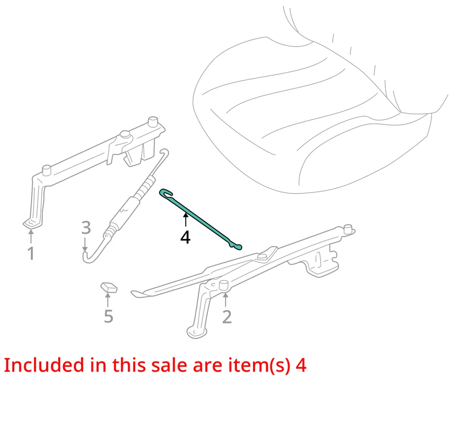 1996 - 2005 雪佛兰 PONTIAC CAVALIER SUNFIRE WIRE ASM P/SEAT 16744375 - 全新原始设备制造商 — 第 2/3 张图片