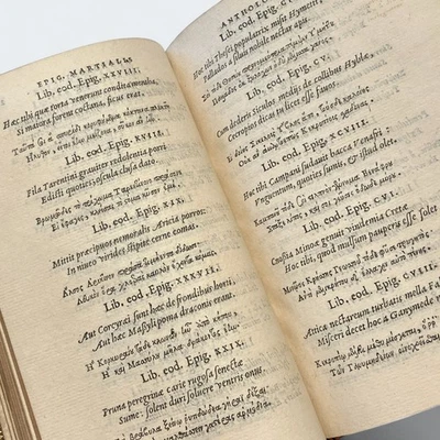 MARTIAL-Florilegium epigrammatum, 1607-IMPRESSION GREC & LATIN-MAROQUIN - Photo 1/4