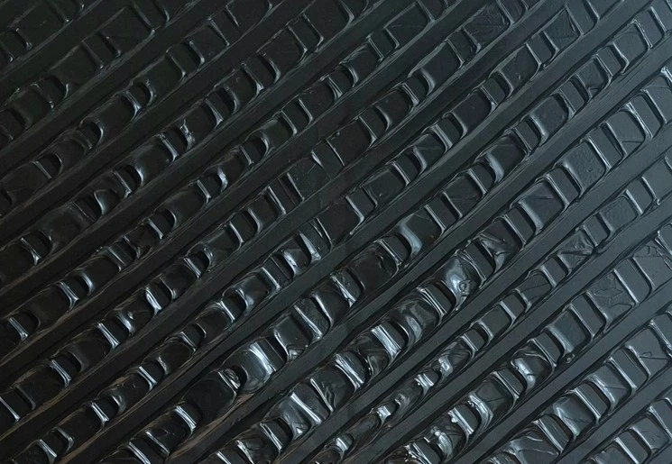 Bruno Cantais - HOMMAGE À SOULAGES - 89X116 - Photo 3/4