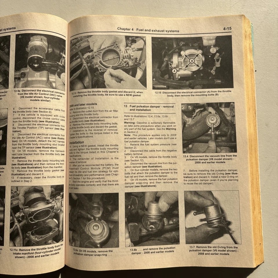 HAYNES Ford Escape Mazda Tribute Mercury Mariner  2001-2012 Repair Manual 36022 - Image 3 of 4