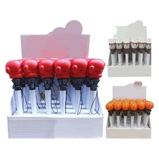 2x Fist Silicon Bouncing Ballpoint Pen Children Stationery Student Writing Tool