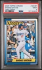 157182602 Shohei Ohtani 2025 Topps Chrome #90CB-7 1990 Baseball PSA 9