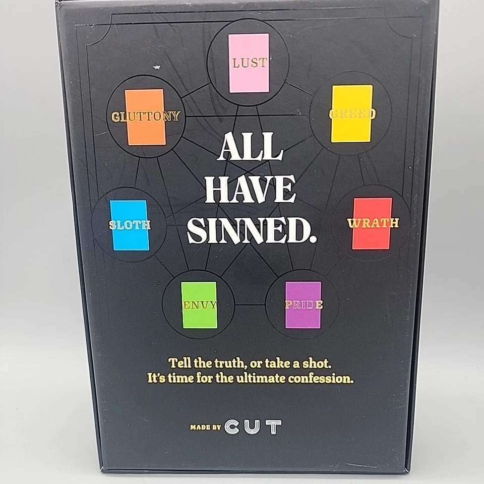 Juego de cartas Truth or Drink SIN para adultos de Cut Ice Breaker  Foto 2 de 4