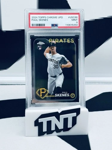 Paul Skenes 2024 Topps Chrome Update Chrome Rookie PSA 9