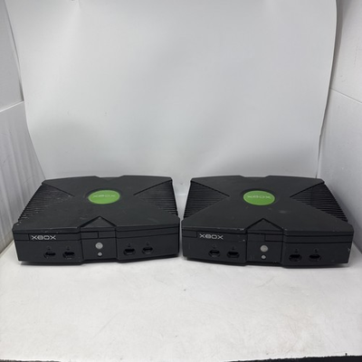#ad #ad Lot of 2 Broken Original OG Microsoft Xbox Consoles Only For Parts or Repair $69.99