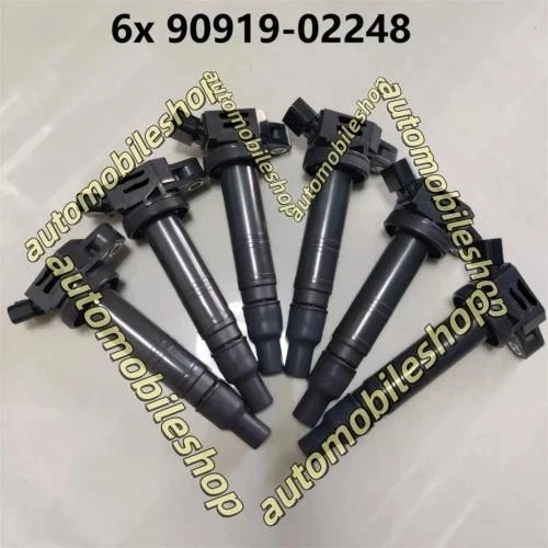 6X GENUINE 90919-02248 UF495 Ignition Coils for 05-12 Toyota 4Runner Tacoma - Image 2 of 4