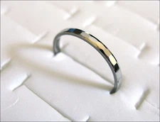 2mm Fashion Faceted Comfort fit Cute Lady's Tungsten Carbide Ring TR0202