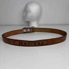 Cowgirl Up “Marinna” Leather Belt 45.5” Long 1.5” Wide
