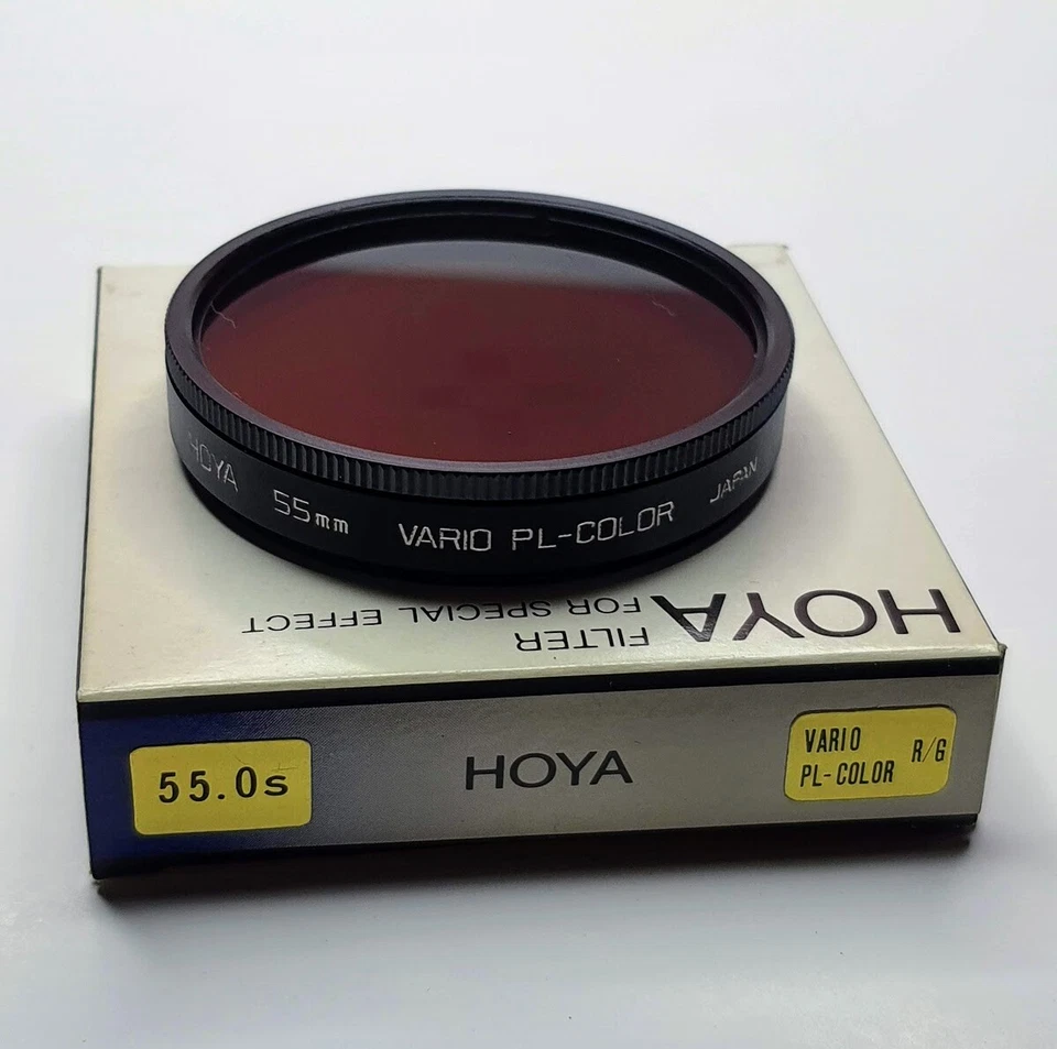 Hoya 55 mm Vario-PL Color Red / Green Special Effect Glass Lens Filter 55mm R/G - Image 3 of 4