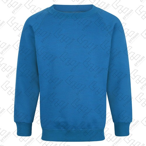 Children Crew Neck Sweatshirt Unisex Premium Raglan Sleeves Size UK - Picture 10 of 21