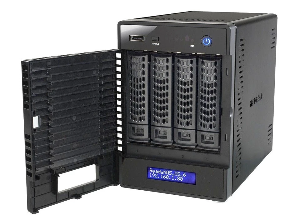 NAS NETGEAR ReadyNas 424 RN42400 RND-4G - Immagine 3 di 4