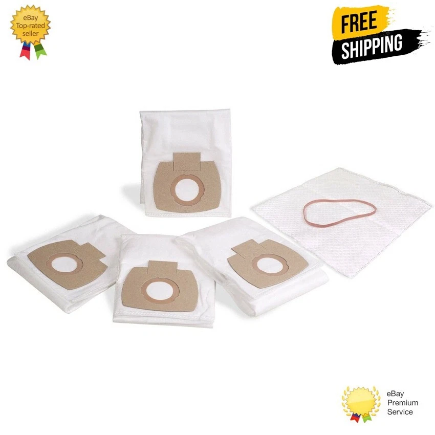 MILWAUKEE AS2-250ELCP - PACK OF 5 FLEECE FILTER BAGS - 4932-3523  