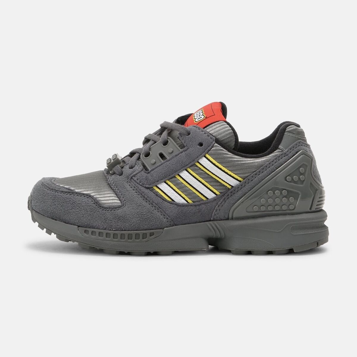 Adidas x LEGO ZX 8000 Jr Youth Kids Boys Athletic Shoe Gray Adidas x LEGO ZX 8000 Jr Youth Kids Boys Athletic Shoe Gray