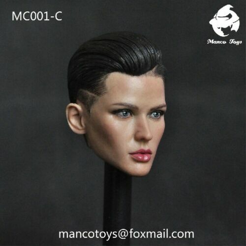 MC001-C 1/6 Ruby Rose Female Head Sculpt Model Carving Toy fit 12" Action Figure - Picture 3 of 3