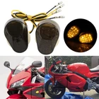 Motorcycle Amber Smoke Turn Signals for Kawasaki ZX6R 1998-2004 1999 2001 US
