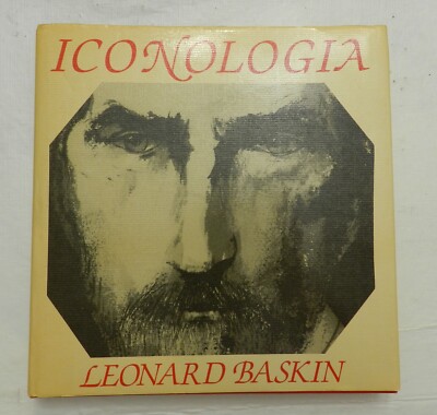 1988, Iconologia by Leonard Baskin, HBw/dj, 1st, ARTIST/SCULPTOR BASKIN SIGNED!