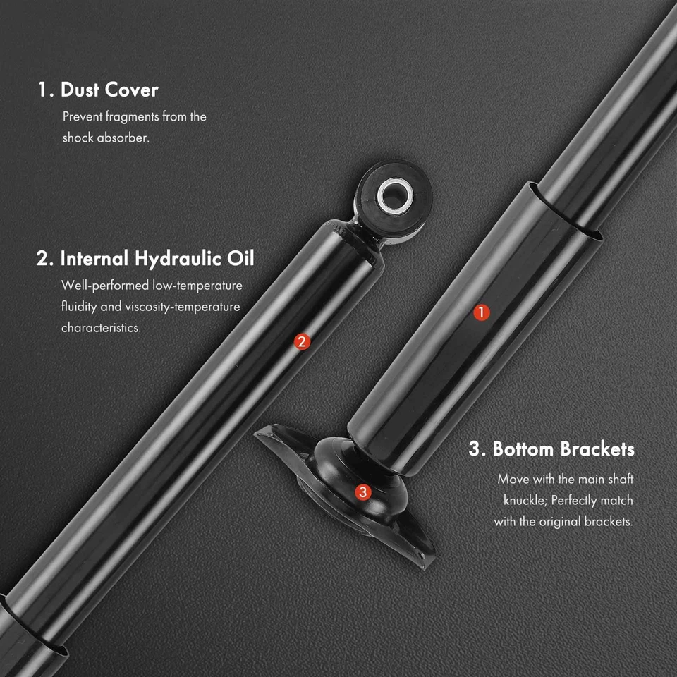 2x Rear Side Shock Absorber for Volvo XC60 2010 2011 2012-2017 with Variant Code - Image 3 of 4