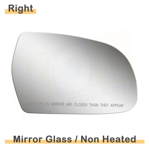 Replacement Mirror Glass For 2010-2016 Audi A4 Quattro Passenger RH Side Convex
