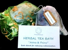 Aches & Pains Organic Herbal Bath Tea Natural Apothecary Tub Spa Soak 