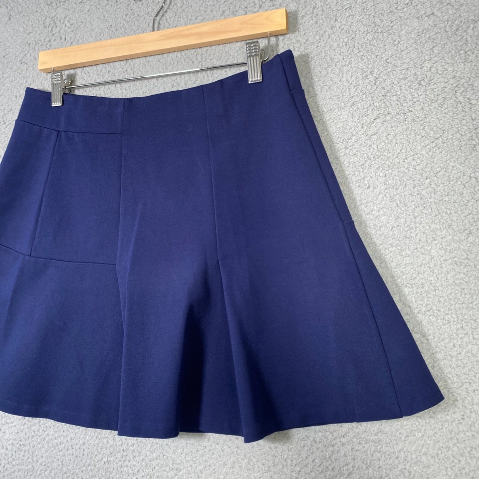 Vineyard Vines плиссированные юбки женщин средний темно-синий понте вязаный школьница - Изображение 4 из 4
