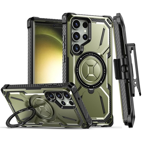 For Samsung Galaxy S23 Ultra S22 Plus S21 Military Cover MagSafe Magnetic Case - Picture 41 of 64