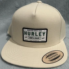 HURLEY Bixby Hat Flatter Bill, Snapback Soft Yellow One Size Nice